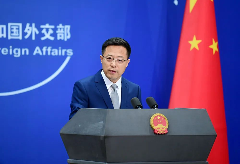 赵立坚(图源:外交部网站)